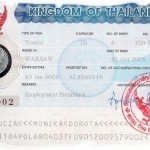 visa do Tajlandii